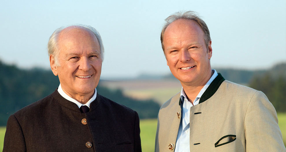 Claus and Stefan Hipp, owners of HiPP